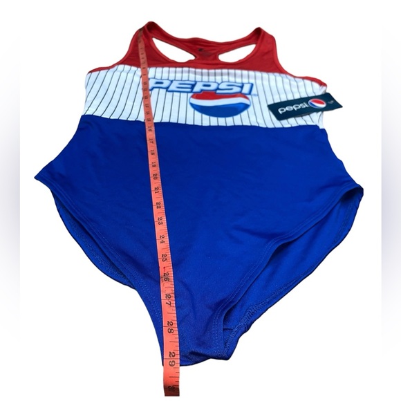 PEPSI SWIMSUIT WOMENS SIZE XL ONE PIECE SWIM WEAR BATHING SUIT LOGO - Picture 7 of 8